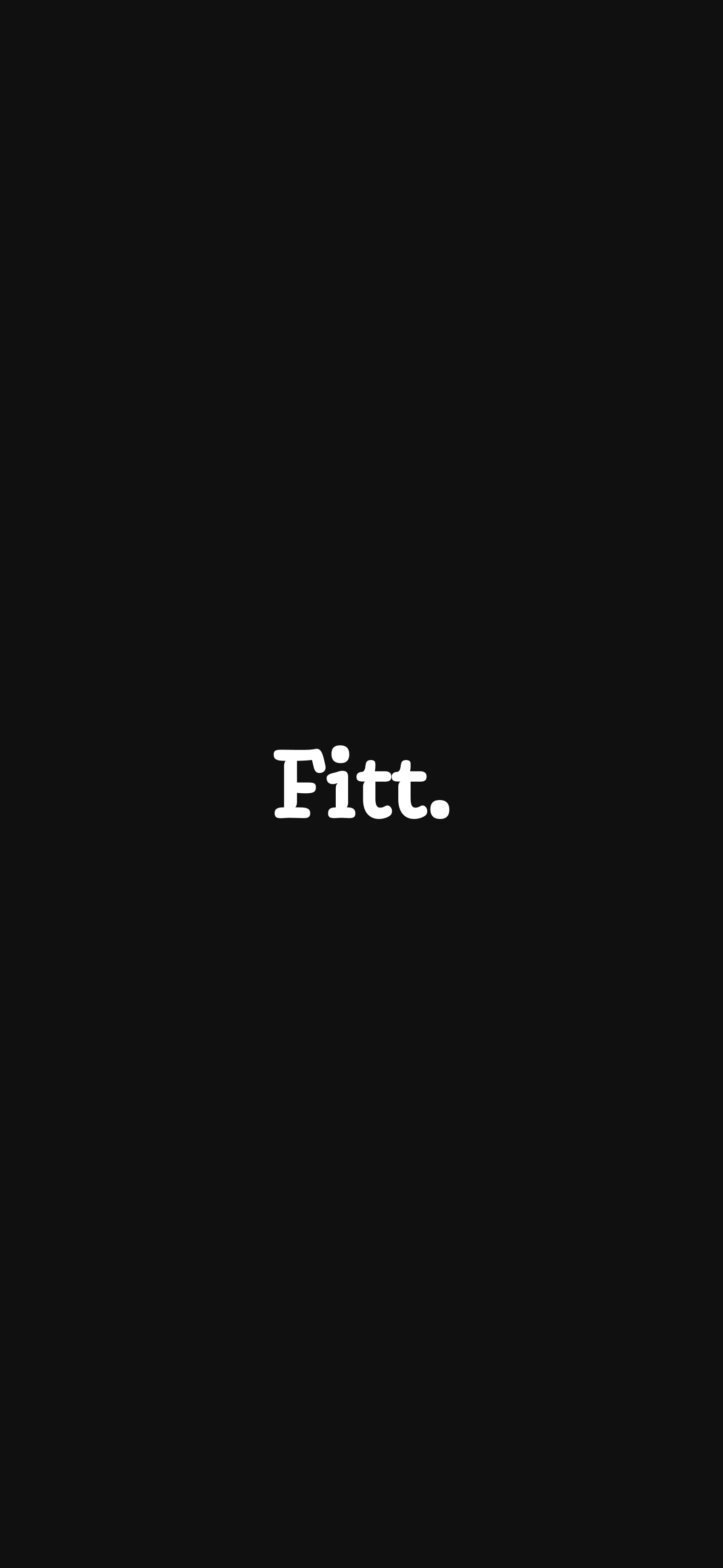 Fitt app screenshot